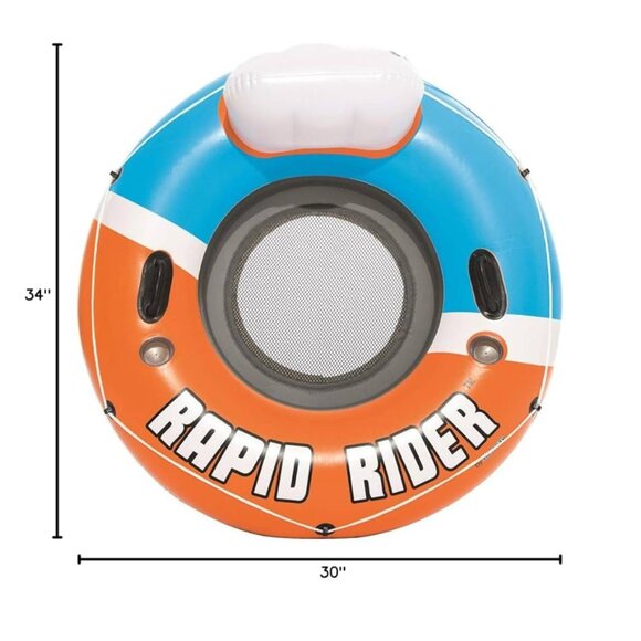 Bestway CoolerZ Rapid Rider Inflatable Blow Up Pool Chair Tube NEW IN BOX - Picture 7 of 8